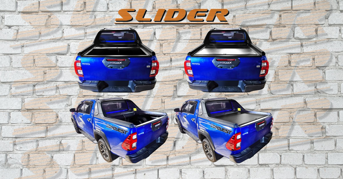 Slider retractable pickup truck cover
